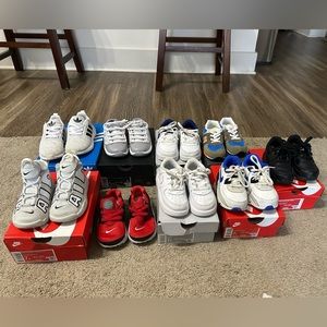 Toddler Sneakers Size 7C  ( 9 pairs total )